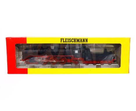 Fleischmann 2-C-1 Schlepptenderlok ”03 161” 4104, Spur H0, schwarz, Alterungsspuren, OK, Z 2