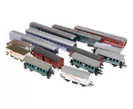 Konv. mit versch. Fleischmann Wagen, Spur H0, Z 3