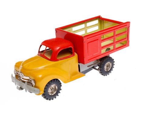 Gama Kipp-LKW, HL, Uhrwerk intakt, LS und Alterungsspuren, L 20,5, Z 3