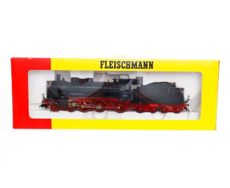 Fleischmann 2-C Schlepptenderlok ”38 2609” 4160, Spur H0, schwarz, Alterungsspuren, OK, Z 1-2