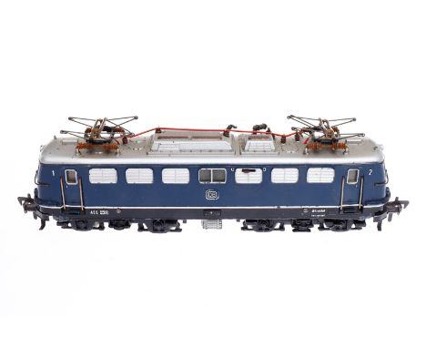 Fleischmann E-Lok ”E 10 134”, Spur H0, blau, Alterungsspuren, Z 3