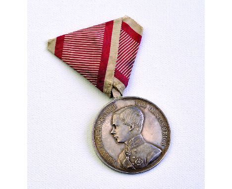 Medaglia d’argento al valore di I Classe, VII emissione Francesco Giuseppe I
1849 – 1859, argento, incisore del conio „K. LAN