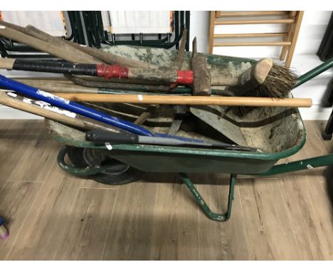 WHEEL BARROW & TOOLS
