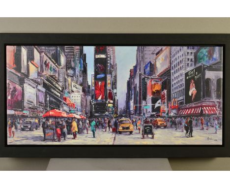 HENDERSON CISZ (BRAZILIAN 1960) 'NEW YORK CENTRAL', a limited edition print 148/195 on canvas, signed lower right, no certifi