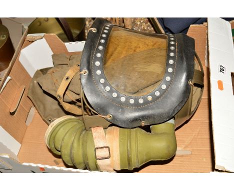 A 1939 BRITISH ISSUE GAS MASK FOR BABIES AND TODDLERS UP TO 2 YEARS OF AGE, first issued in 1938, this mask was big enough to