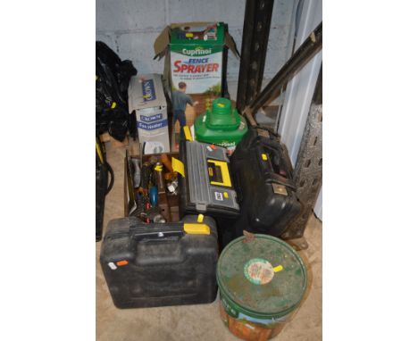 A CASED POWERCRAFT BATTERY DRILL (spare battery and charging dock) together with a cased McKeller Palm sander, a Crown portab