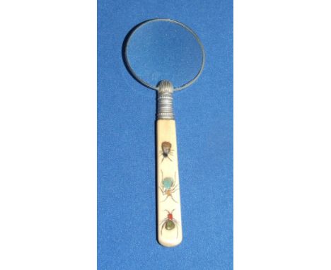 A shibianna style magnifying glass, 15 cm 
We will post this item worldwide at cost.