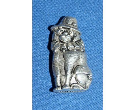 A silver plated dog vesta
We will post this item worldwide at cost.