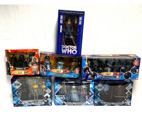 Character Options Doctor Who figure sets x 7 Character Options Doctor Who figure sets x 7 including Doomsday set, Dalek Colle