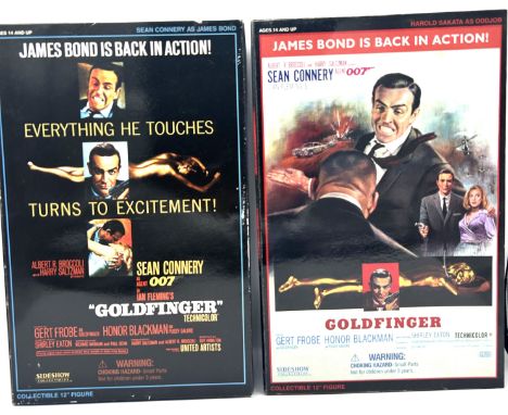 Sideshow Collectibles James Bond 007 Goldfinger 1/6th scale figures x 2 Sideshow Collectibles James Bond 007 Goldfinger Sean 