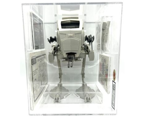 Kenner Star Wars vintage Scout Walker, UKG Graded 90% Gold Kenner Star Wars vintage Scout Walker, UKG 90% Gold unused