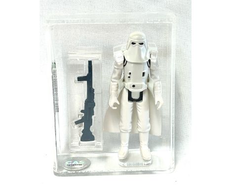 Kenner Star Wars vintage Hoth Stormtrooper 3 3/4" figure, CAS 90 Kenner Star Wars vintage Hoth Stormtrooper 3 3/4" figure, CA