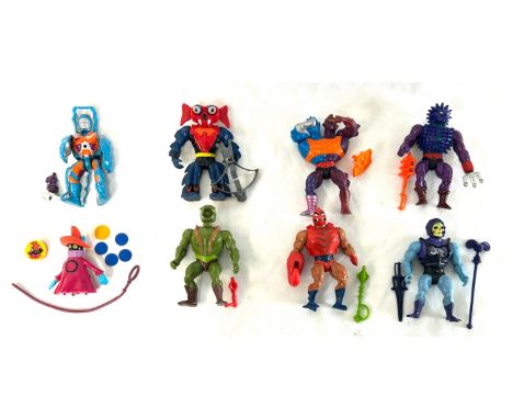 Mattel Masters of the Universe vintage figures x 8 Mattel Masters of the Universe vintage figures x 8 including Battle Armour