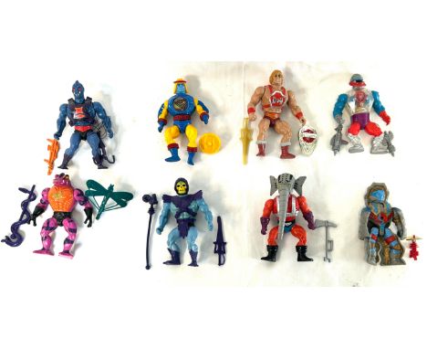 Mattel Masters of the Universe vintage figures x 8 Mattel Masters of the Universe vintage figures x 8 including Thunder Punch