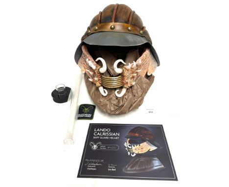 Star Wars Lando Calrissian Skiff Guard (ROTJ) 1:1 scale Prop Replica Helmet, made by Clothears Costumes Star Wars Lando Calri