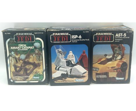 Kenner Star Wars vintage Return of the Jedi Mini-Rigs x 3 Kenner Star Wars vintage Return of the Jedi Mini-Rigs x 3 including