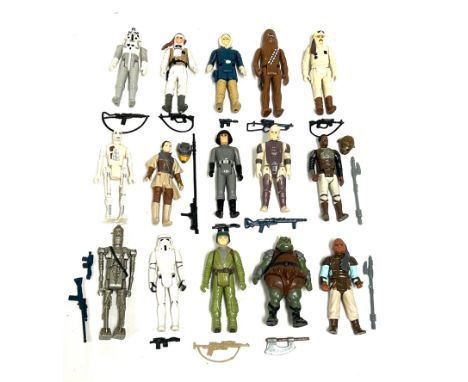 Kenner Star Wars vintage 3 3/4" figures x 15 Kenner Star Wars vintage 3 3/4" figures x 15 including AT-AT Driver, Luke Skywal