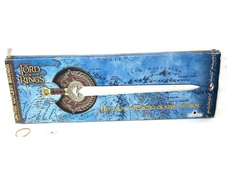 United Cutlery Lord of the Rings Herugrim: The Sword of King Theoden 1:1 Scale Replica United Cutlery Lord of the Rings Herug