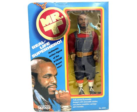 Galoob vintage A-Team Mr T 12" figure Galoob vintage A-Team Mr T 12" figure, Mint complete, within Excellent packaging.