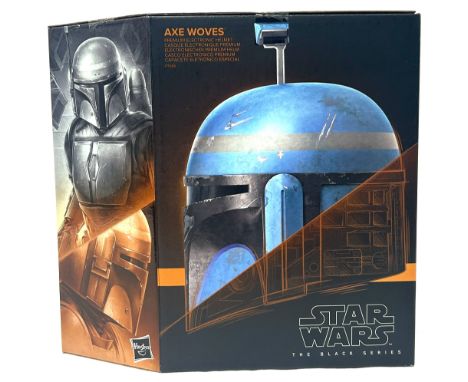 Hasbro Star Wars Black Series Axe Woves 1:1 scale Electronic Helmet Hasbro Star Wars Black Series Axe Woves 1:1 scale Electro