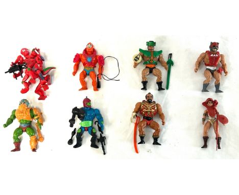 Mattel Masters of the Universe vintage figures x 8 Mattel Masters of the Universe vintage figures x 8 including Man-at-Arms, 