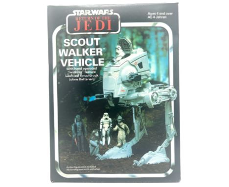 Palitoy Star Wars vintage Return of the Jedi Scout Walker, within Near Mint sealed box. Palitoy Star Wars vintage Return of t