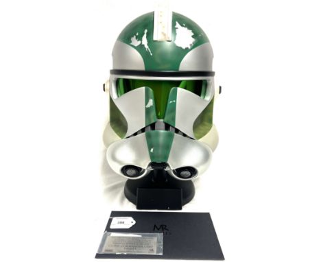 Master Replicas Star Wars Clone Commander Gree Helmet 1:1 scale prop replica, Limited Edition Artist Proof Master Replicas St