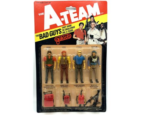 Galoob vintage A-Team The Bad Guys 3 3/4" figure set Galoob vintage A-Team The Bad Guys 3 3/4" figure set, within Excellent s