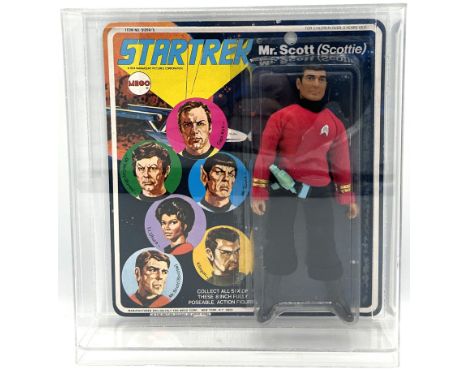 Mego vintage Star Trek Mr Scott 8" figure Mego vintage Star Trek Mr Scott 8" figure, Mint, within Near Mint bubble, upon Exce
