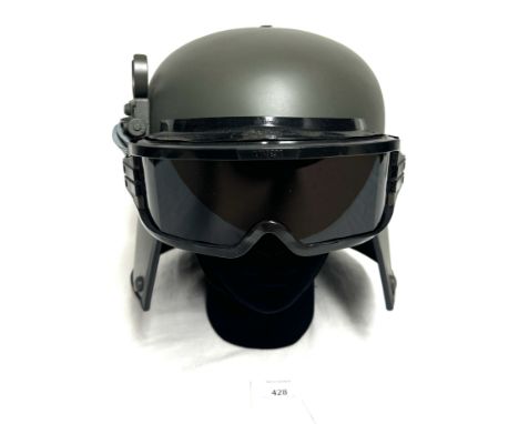 Star Wars General Veers (Empire Strikes Back) 1:1 scale Prop Replica Helmet, made by Troopmasters. Star Wars General Veers (E