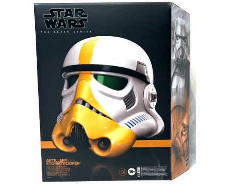 Hasbro Star Wars Black Series Artillery Stormtrooper 1:1 scale Electronic Helmet Hasbro Star Wars Black Series Artillery Stor