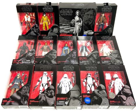 Hasbro Star Wars Black Series 6" figures x 14 Hasbro Star Wars Black Series 6" figures x 14 including Rebel Trooper, First Or