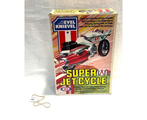 Ideal Evel Knievel vintage Super Jet Cycle, Excellent complete, within Good Plus opened boxIdeal Evel Knievel vintage Super J