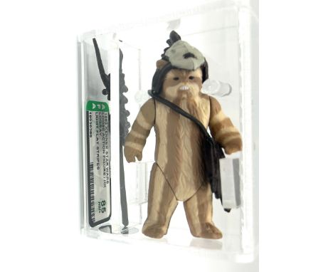 Kenner Star Wars vintage Logray 3 3/4" figure, AFA Graded 85 NM+ Kenner Star Wars vintage Logray 3 3/4" figure, AFA Graded 85