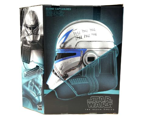 Hasbro Star Wars Black Series Clone Captain Rex 1:1 scale Electronic Helmet Hasbro Star Wars Black Series Clone Captain Rex 1