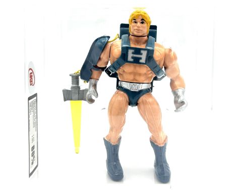 Mattel Vintage Masters of the Universe Laser Power He-Man European Exclusive Series 7 1988 Italy - UKG Graded 80% 85/80. Matt