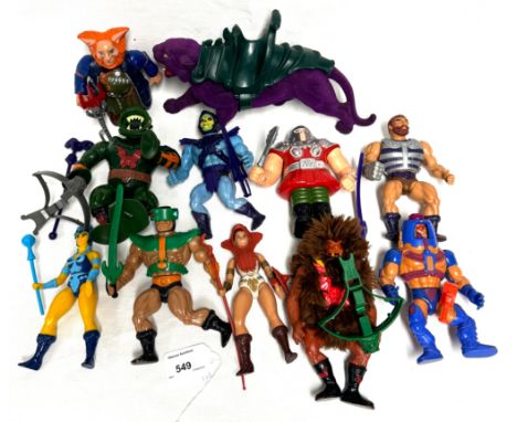 Mattel Masters of the Universe vintage figures x 11 Mattel Masters of the Universe vintage figures x 11 including Skeletor, G