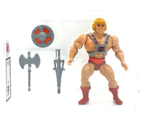 Mattel Vintage Masters of the Universe He-Man Series 1 1982 Taiwan - UKG Graded 80% 80/80. Mattel Vintage Masters of the Univ