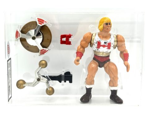 Mattel Vintage Masters of the Universe Flying Fists He-Man Series 5 1986 No COO - UKG Graded 80% 85/80. Mattel Vintage Master