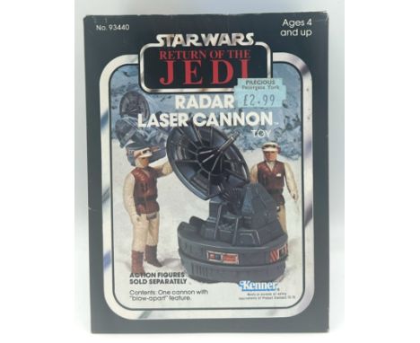 Kenner Star Wars vintage Return of the Jedi Radar Laser Cannon, within Excellent sealed box. Kenner Star Wars vintage Return 