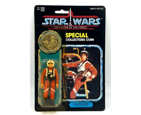 Kenner Star Wars vintage Power of the Force Luke Skywalker X-Wing Pilot 3 3/4" figure Kenner Star Wars vintage Power of the F