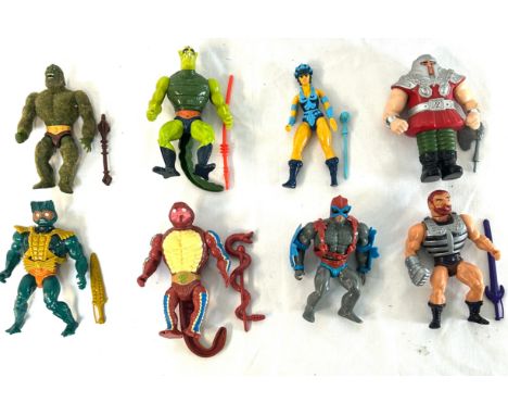 Mattel Masters of the Universe vintage figures x 8 Mattel Masters of the Universe vintage figures x 8 including Mer-Man, Ram 