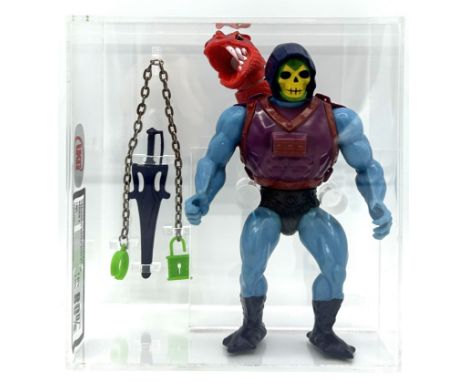 Mattel Vintage Masters of the Universe Dragon Blaster Skeletor Series 4 1985 No COO - UKG Graded 80% 85/80. Mattel Vintage Ma