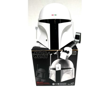 Hasbro Star Wars Black Series Boba Fett (Prototype Armour) 1:1 scale Electronic Helmet. Hasbro Star Wars Black Series Boba Fe