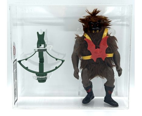 Mattel Vintage Masters of the Universe Grizzlor (Black Face) Series 4 1985 No COO - UKG Graded 80% 85/80. Mattel Vintage Mast