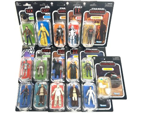 Hasbro Star Wars The Vintage Collection 3 3/4" figures x 16 Hasbro Star Wars The Vintage Collection 3 3/4" figures x 16 inclu