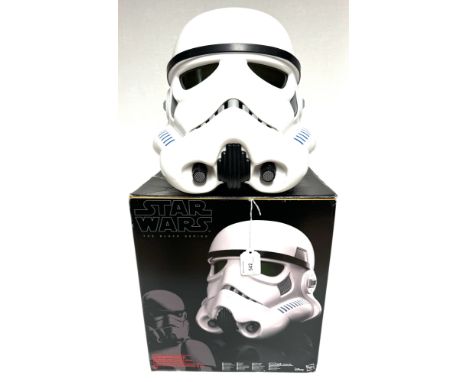 Hasbro Star Wars Black Series Stormtrooper 1:1 scale Electronic Voice Changer Helmet. Hasbro Star Wars Black Series Stormtroo