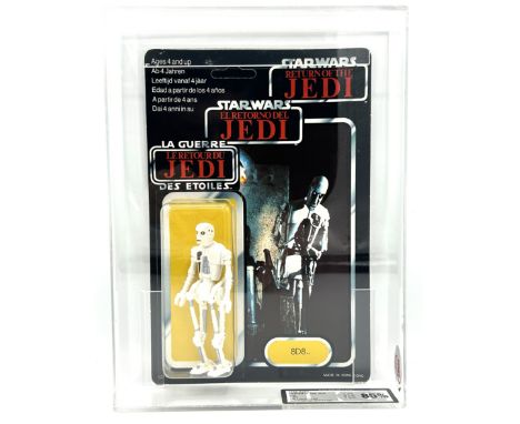Palitoy Star Wars vintage Tri-Logo 8D8 3 3/4" figure, UKG Graded 85% Palitoy Star Wars vintage Tri-Logo 8D8 3 3/4" figure, UK