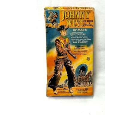 Marx Toys vintage Johnny West The Action Cowboy figure Marx Toys vintage Johnny West The Action Cowboy figure, Excellent comp