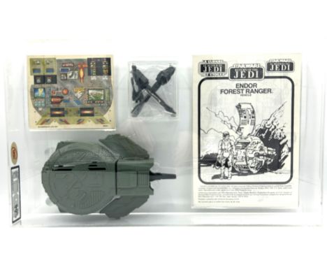 Kenner Star Wars vintage Endor Forest Ranger, UKG Graded 90% Gold unused Kenner Star Wars vintage Endor Forest Ranger, UKG 90